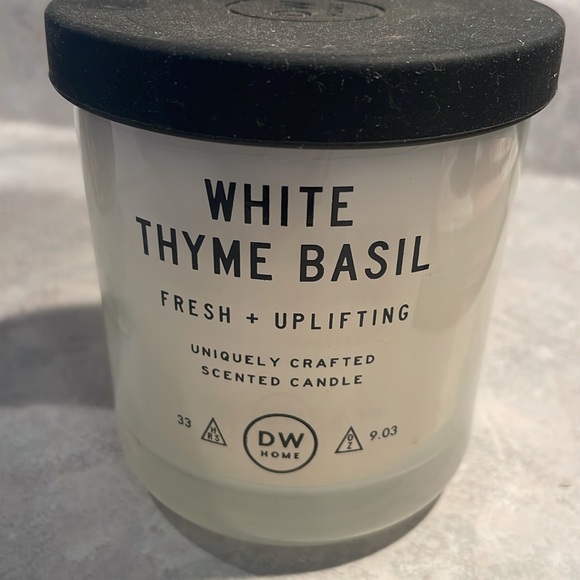 DW Home White Thyme Basil Candle - Picture 2 of 5